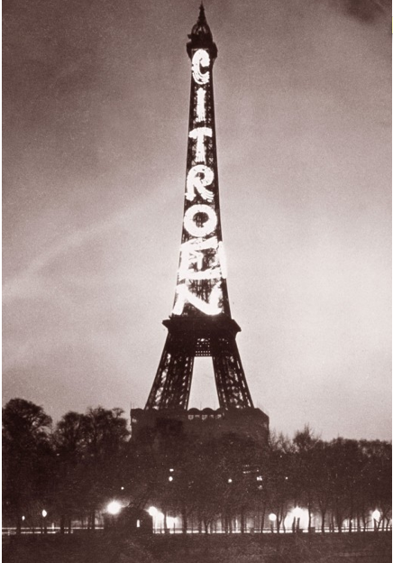 eiffel tower billboard