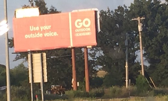 two pole billboard