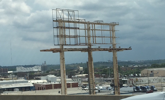 Abandoned Billboard Frame