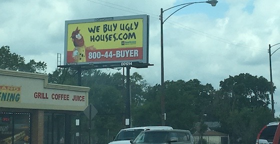 we buy ugly houses billboard