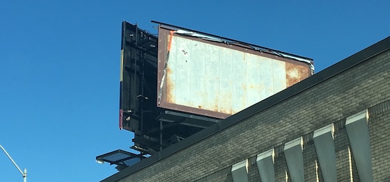 metal billboard