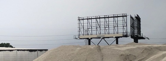 abandoned billboard in Chicago