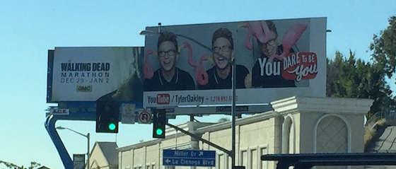 billboard in hollywood