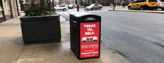 trash can billboard