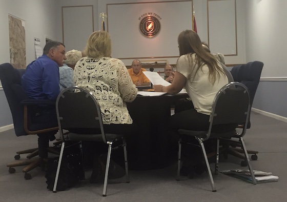 city council meeting about billboard