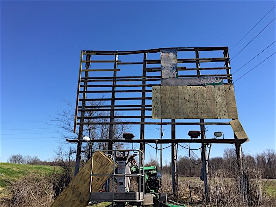 bringing a billboard back to life