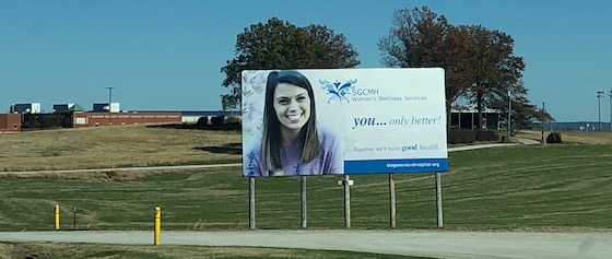 wood billboard