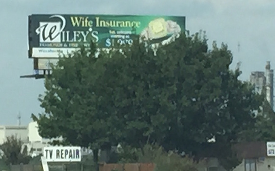 blocked billboard sign