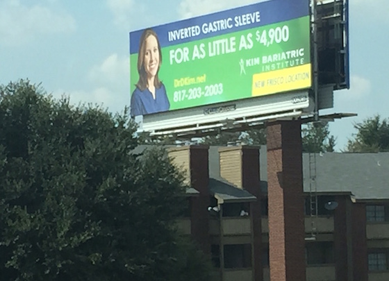 billboard brick pole