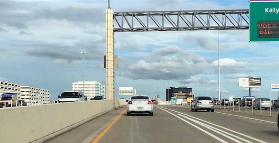 cars on highway