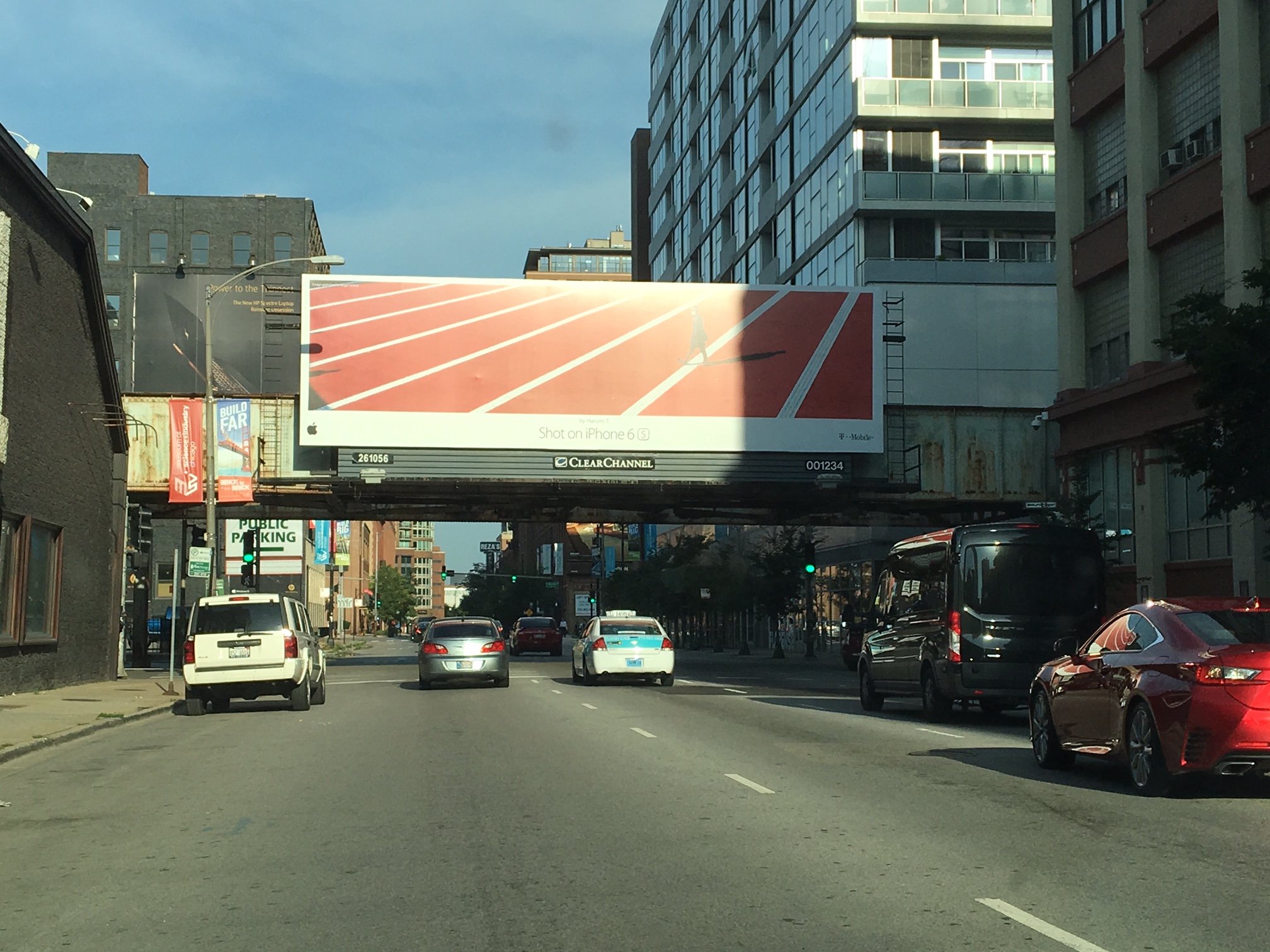 Billboard In Middle Of Road