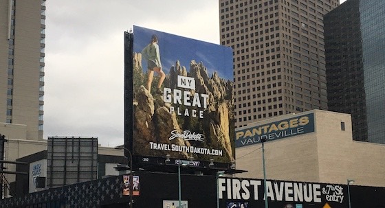 square billboard